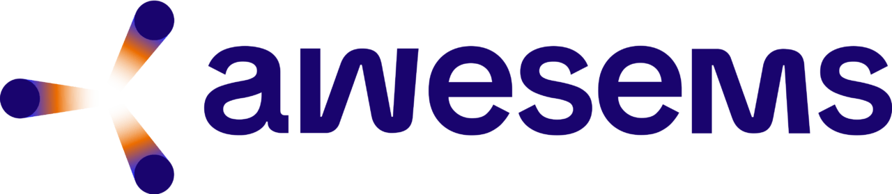 Het logo van Awesems.